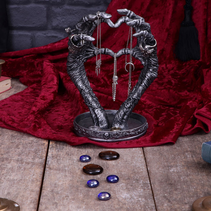 Nemesis Now: Mummified Love Heart Hands 22cm Jewellery Holder