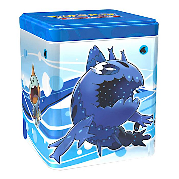 Pokémon Trading Cards: 'Rolling Water' Stacking Tin