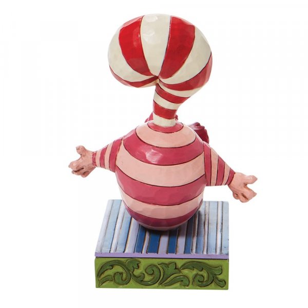 Disney Holidays: Cheshire Cat 'Candy Cane Cheer' Disney Traditions Figurine