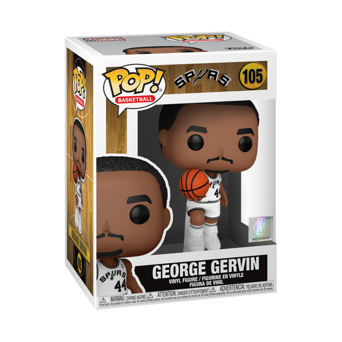 NBA Legends: George Gervin (Spurs) Pop! Vinyl Figure