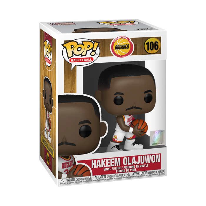 NBA Legends: Hakeem Olajuwon (Houston Rockets) Pop! Vinyl Figure
