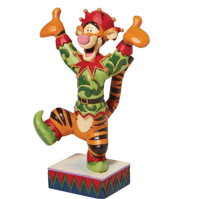 Disney Holidays: Tigger 'Ecstatic Elf' Disney Traditions Figurine