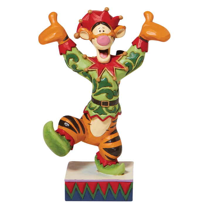 Disney Holidays: Tigger 'Ecstatic Elf' Disney Traditions Figurine