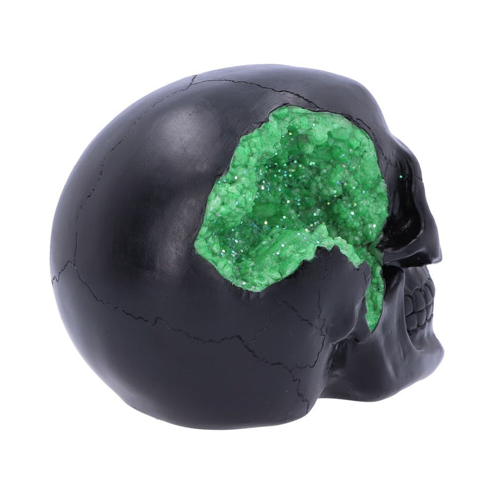 Nemesis Now: Green Geode Skull 17cm Ornament