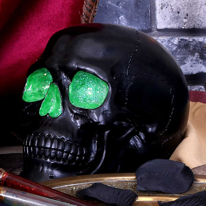Nemesis Now: Green Geode Skull 17cm Ornament