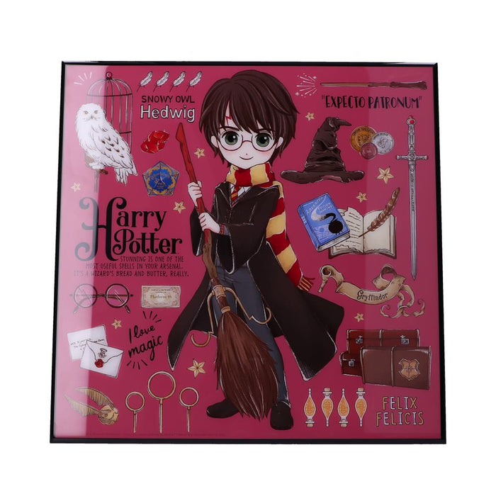 Harry Potter: Harry Potter Cartoon Style 32cm Crystal Clear Picture Art