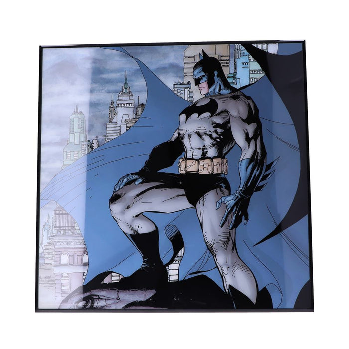 DC Comics: Batman 'Standing over Gotham' 32cm Crystal Clear Picture Art