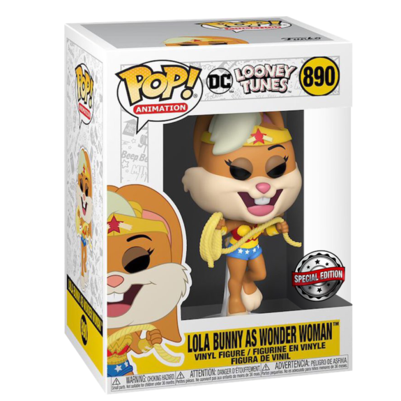DC / Looney Tunes: Lola Bunny as Wonder Woman Special Edition Pop! Vinyl Figure