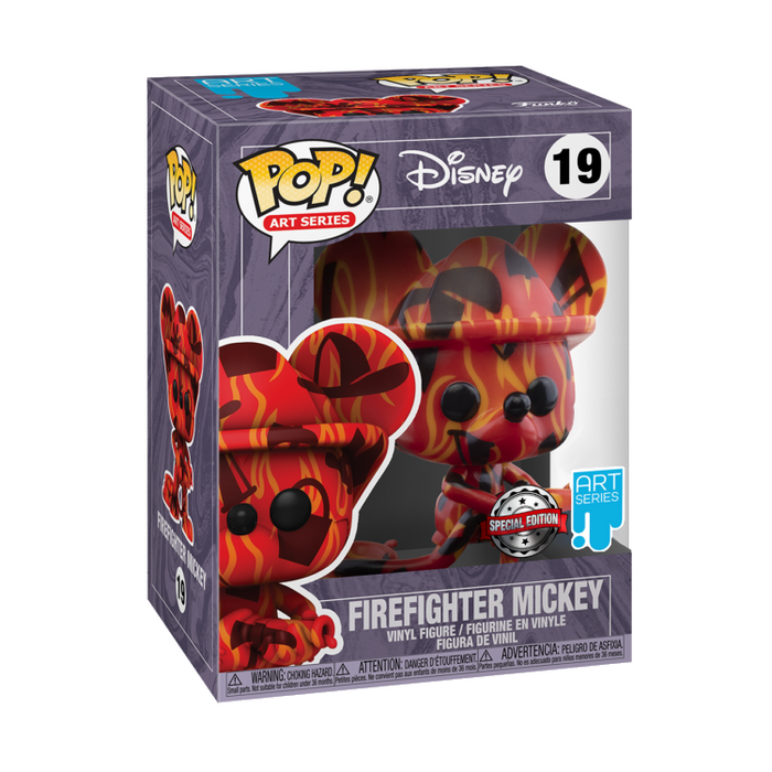 Mickey & Friends: Firefighter Mickey Art Series Special Edition Pop! Vinyl Figure