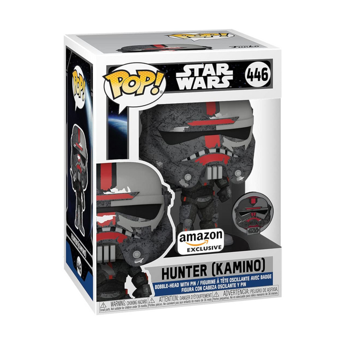Star Wars Across the Galaxy: Hunter (Kamino) Amazon Exclusive Pop! Vinyl Figure & Pin