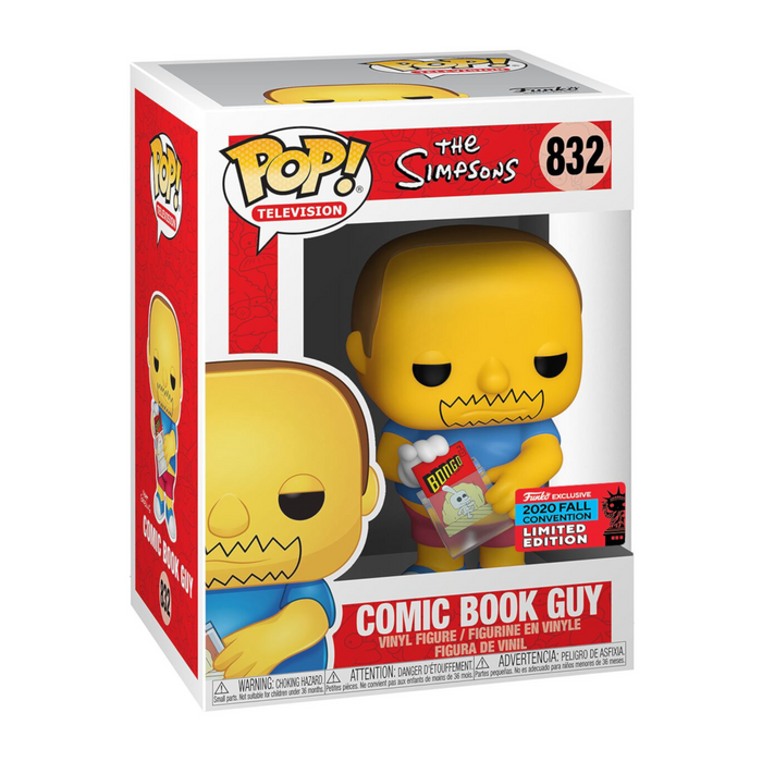 The Simpsons: Comic Book Guy 2020 NYCC Pop! Vinyl Figure