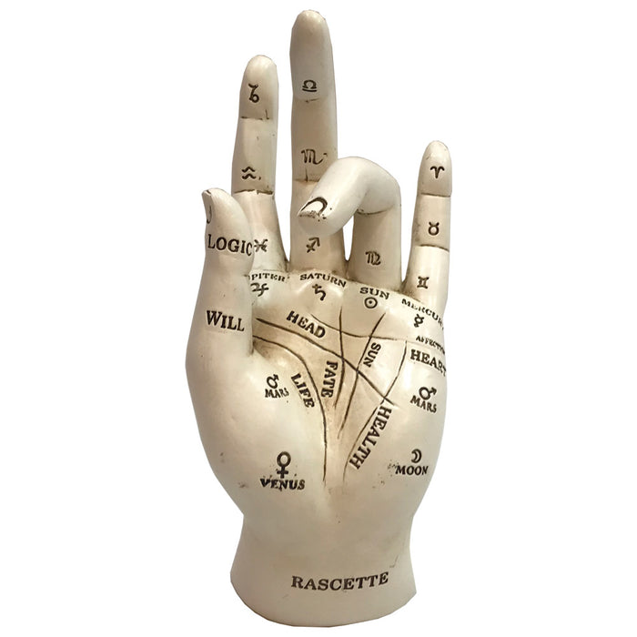Nemesis Now: Palmistry Chriomancy 17cm Fortune Telling Hand Figurine