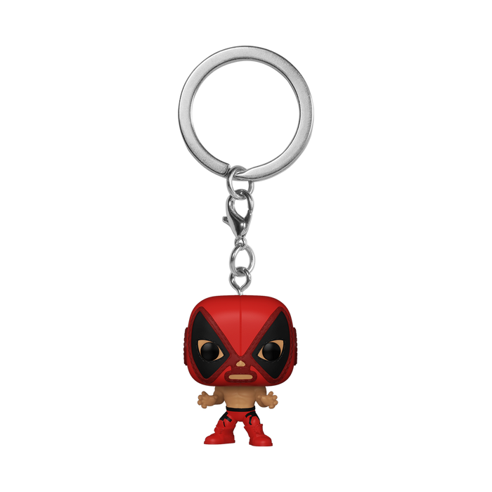 Marvel Lucha Libre: El Chimichanga De La Muerte (Deadpool) Pocket Pop! Keychain