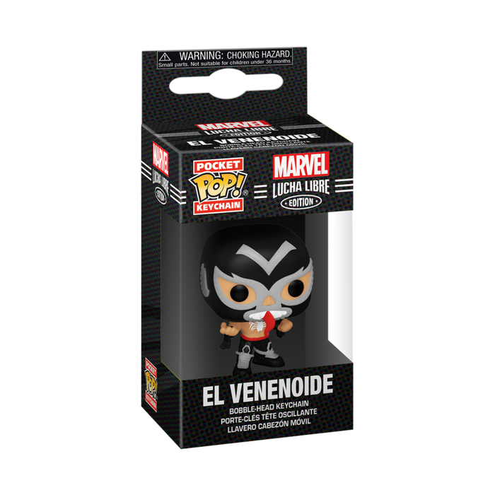 Marvel Lucha Libre: El Venenoide (Venom) Pocket Pop! Keychain